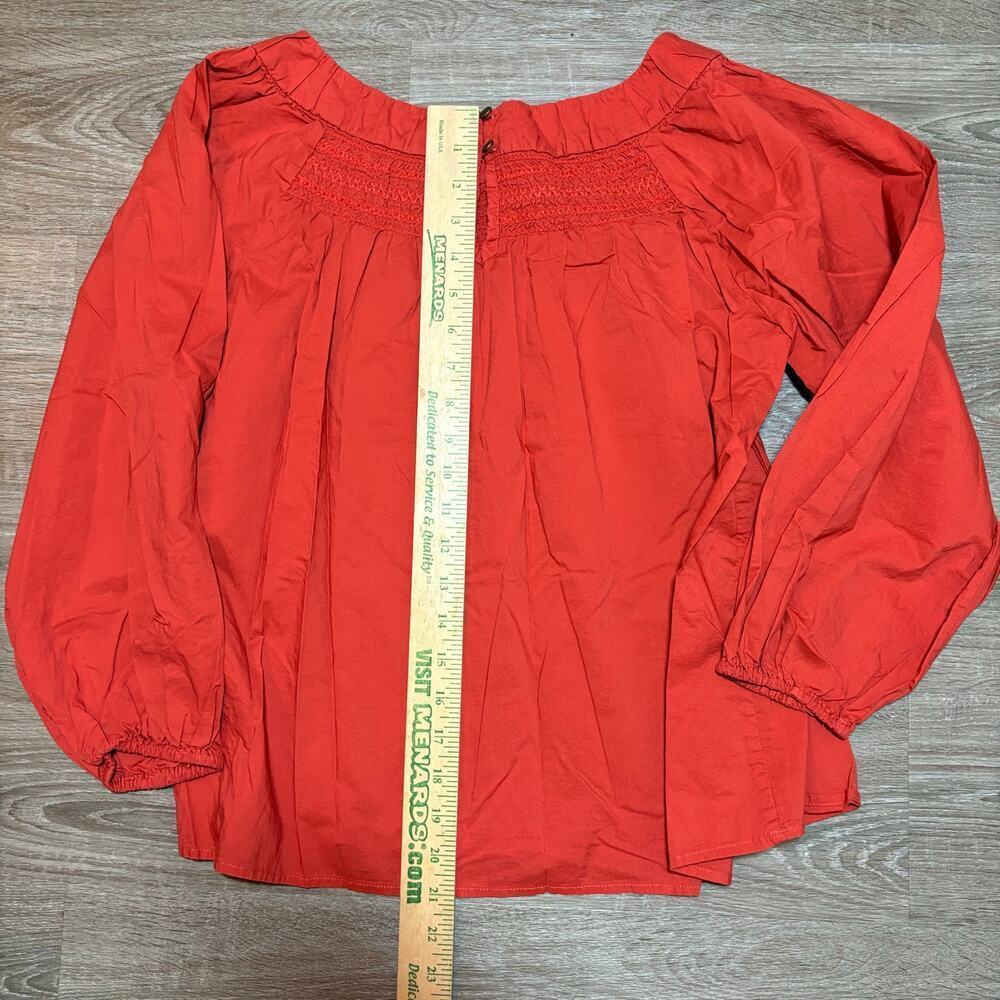 Maeve for Anthropologie Jessie Smocked Swing Blouse​​​ - Picture 7 of 10
